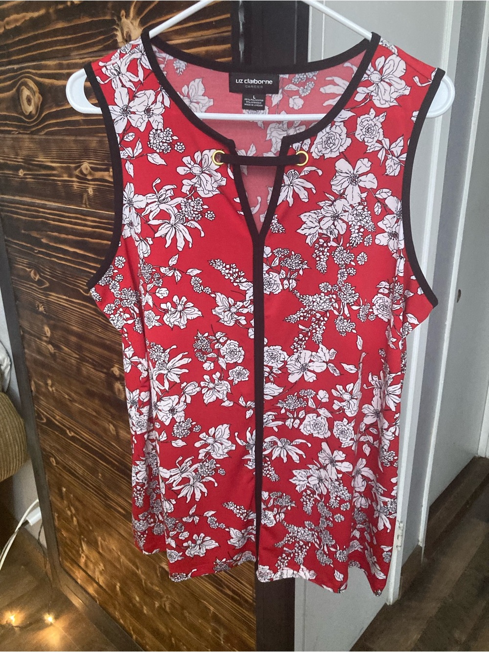 Woman’s Tank Top Size Large By Liz Claiborne